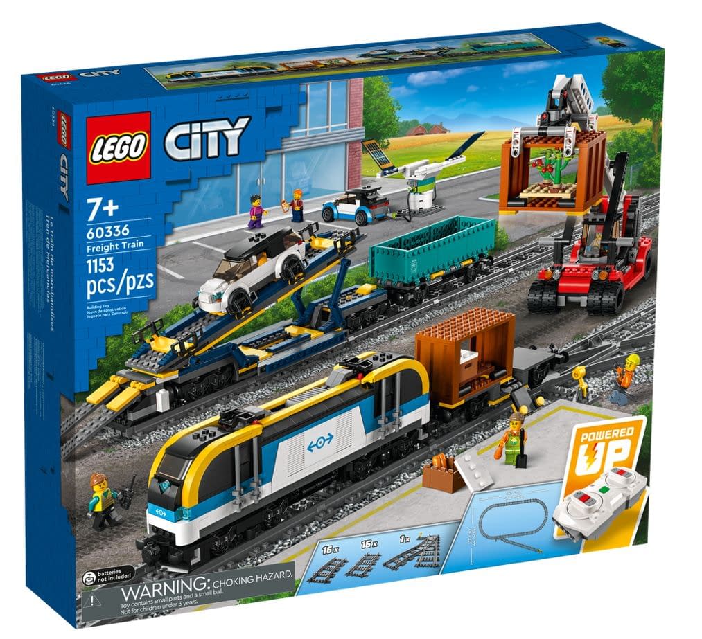 LEGO Unveils New Remote Controlled Freight Train Set