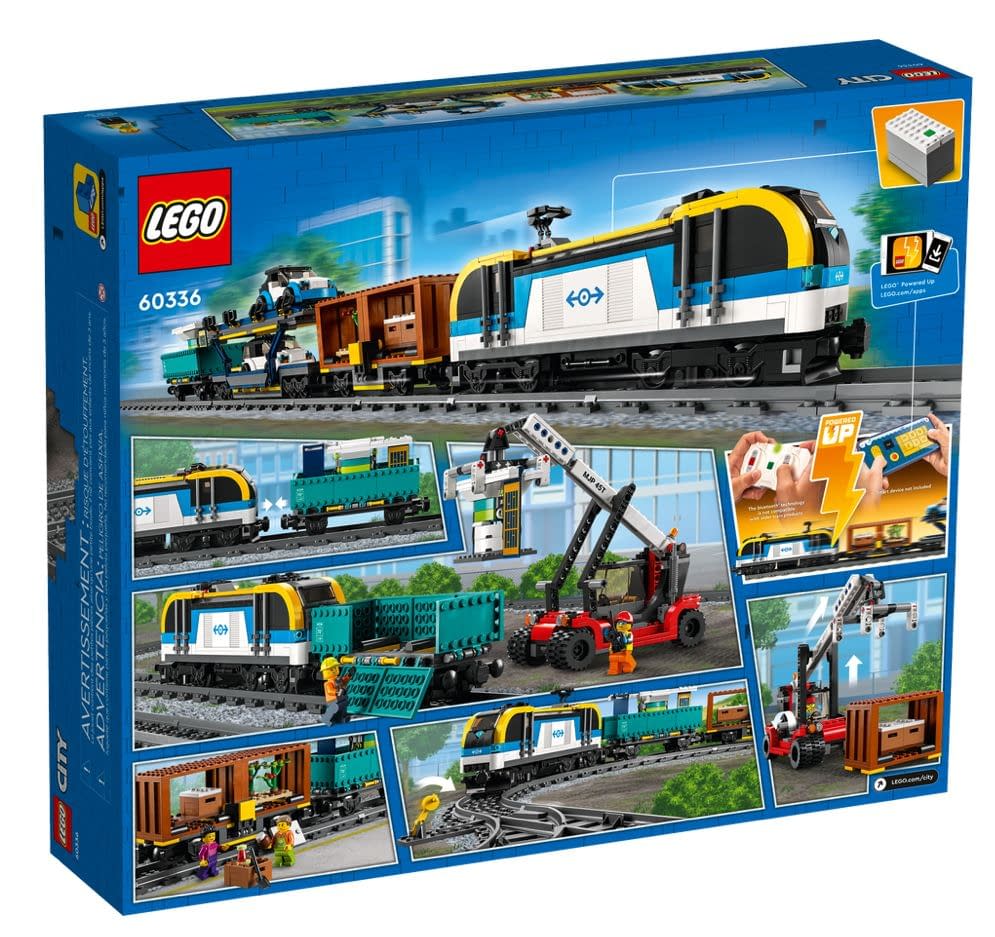 LEGO Unveils New Remote Controlled Freight Train Set
