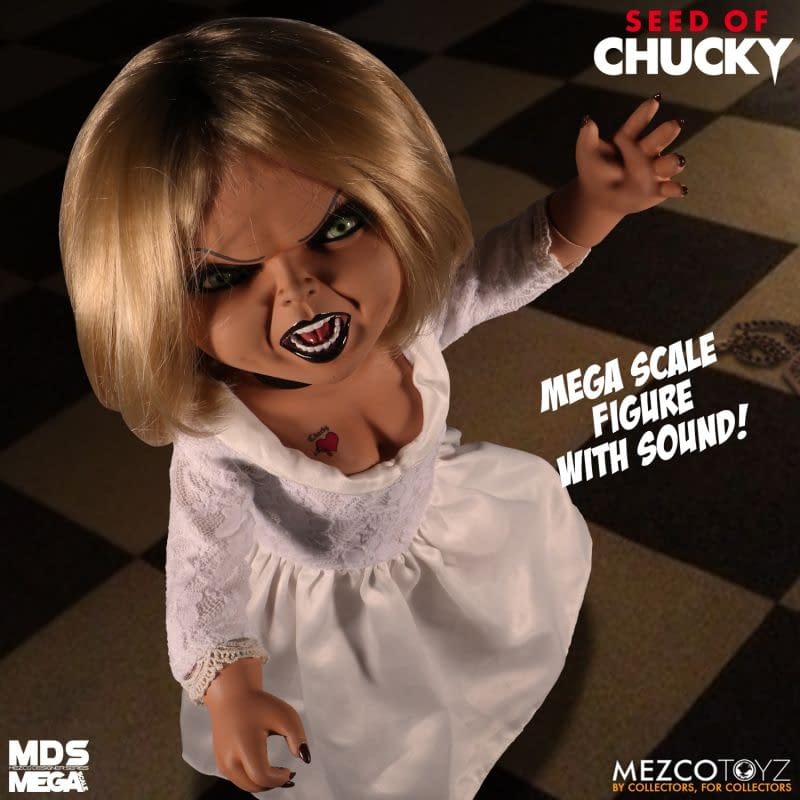 Mezco Toyz Debuts Seed of Chucky Talking Tiffany Doll