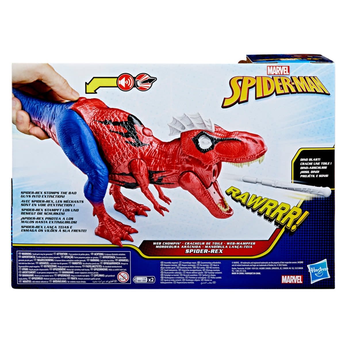 Enter the Spider-Verse with Hasbro's Web Chompin' Spider-Rex