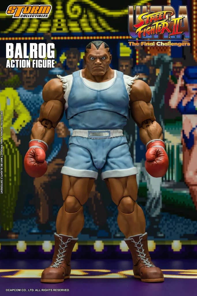 Street Fighter II Balrog Knocks Out the Competition New SC Figure