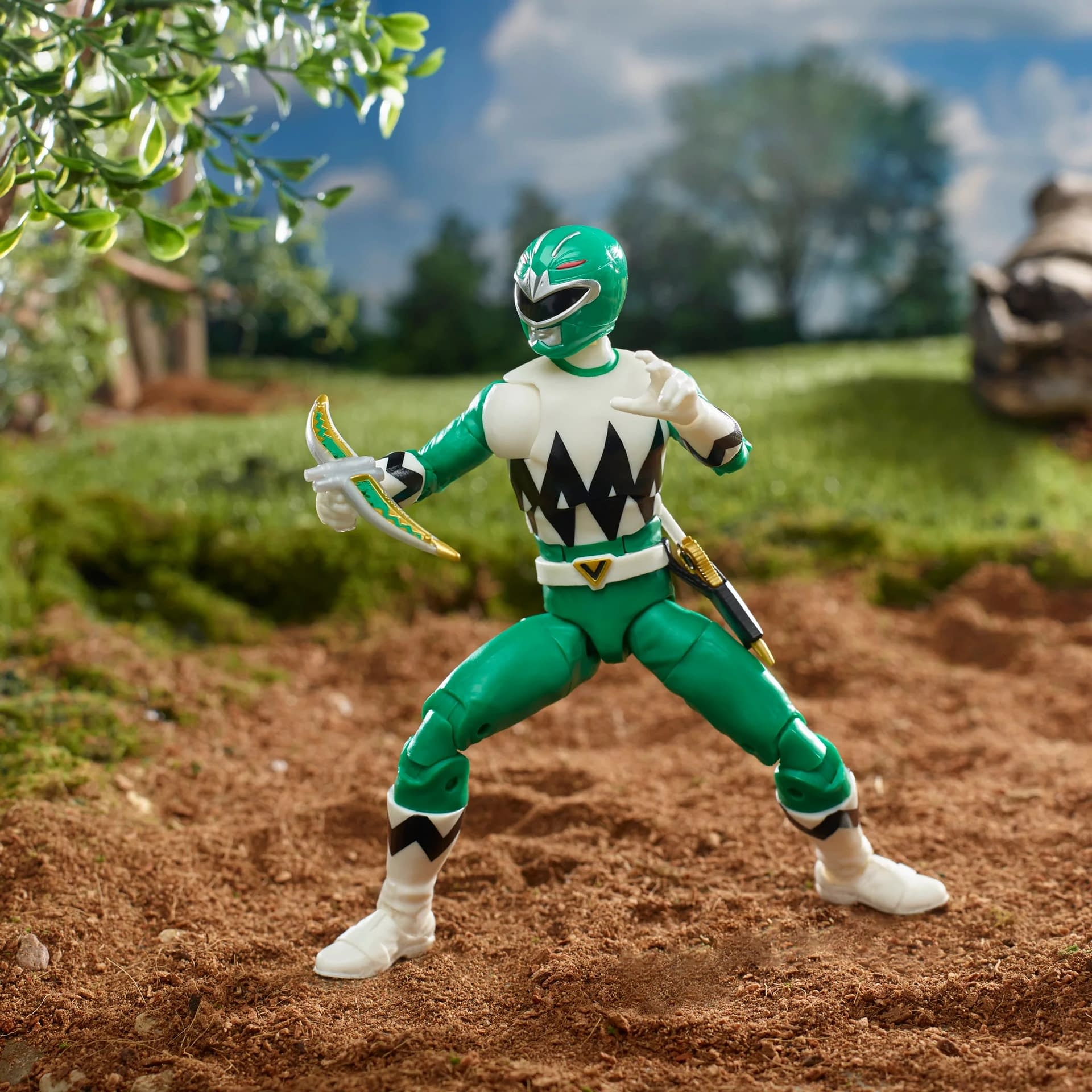 Power Rangers Lost Galaxy Green Ranger Save the Day with Hasbro 