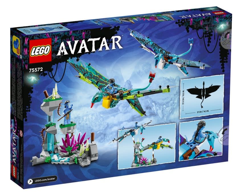  LEGO Reveals Avatar Jake & Neytiri's First Banshee Flight Set