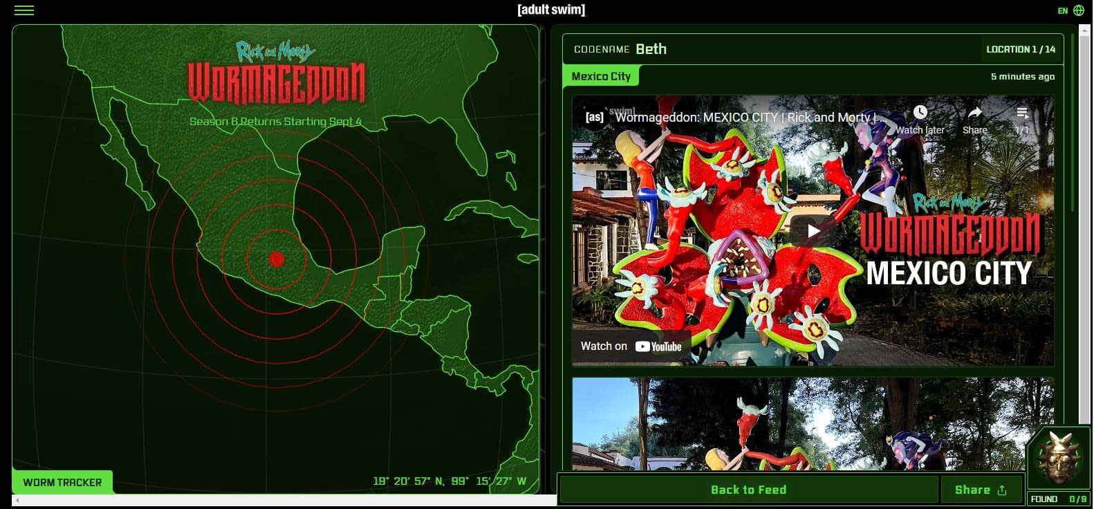 Rick and Morty "Wormageddon" Tracker Update Locates Beth, Supernova