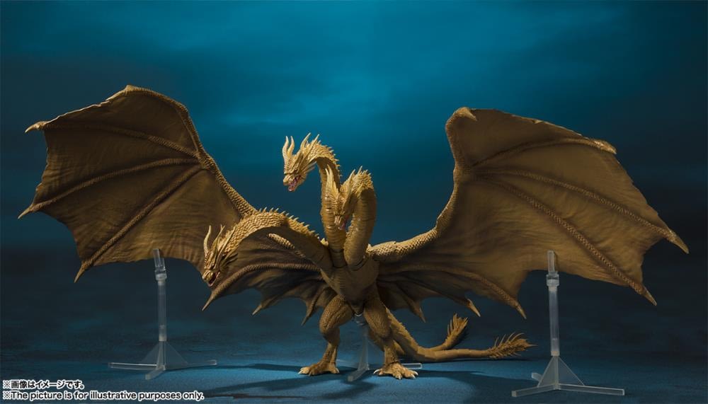 godzilla king of the monsters monster pack king ghidorah action figure