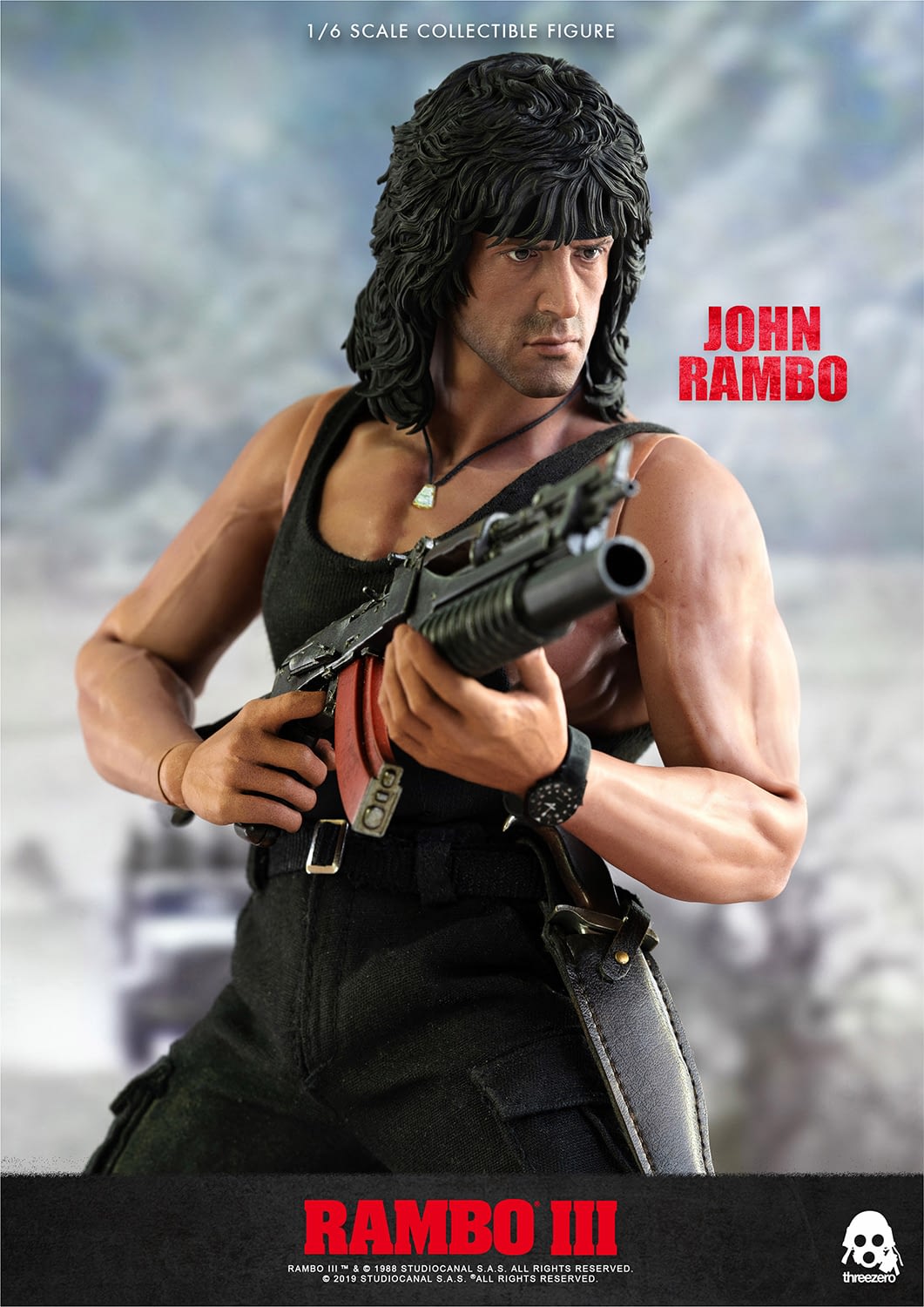 Rambo III Makes Its Mark with New 1/6 Scale Figure from Threezero