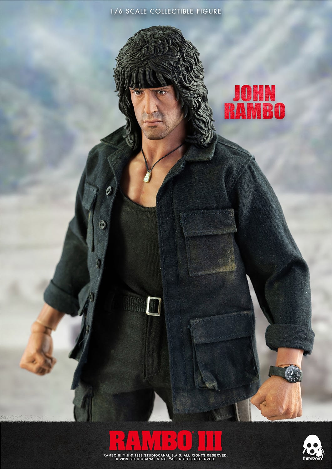 Rambo III Makes Its Mark with New 1/6 Scale Figure from Threezero