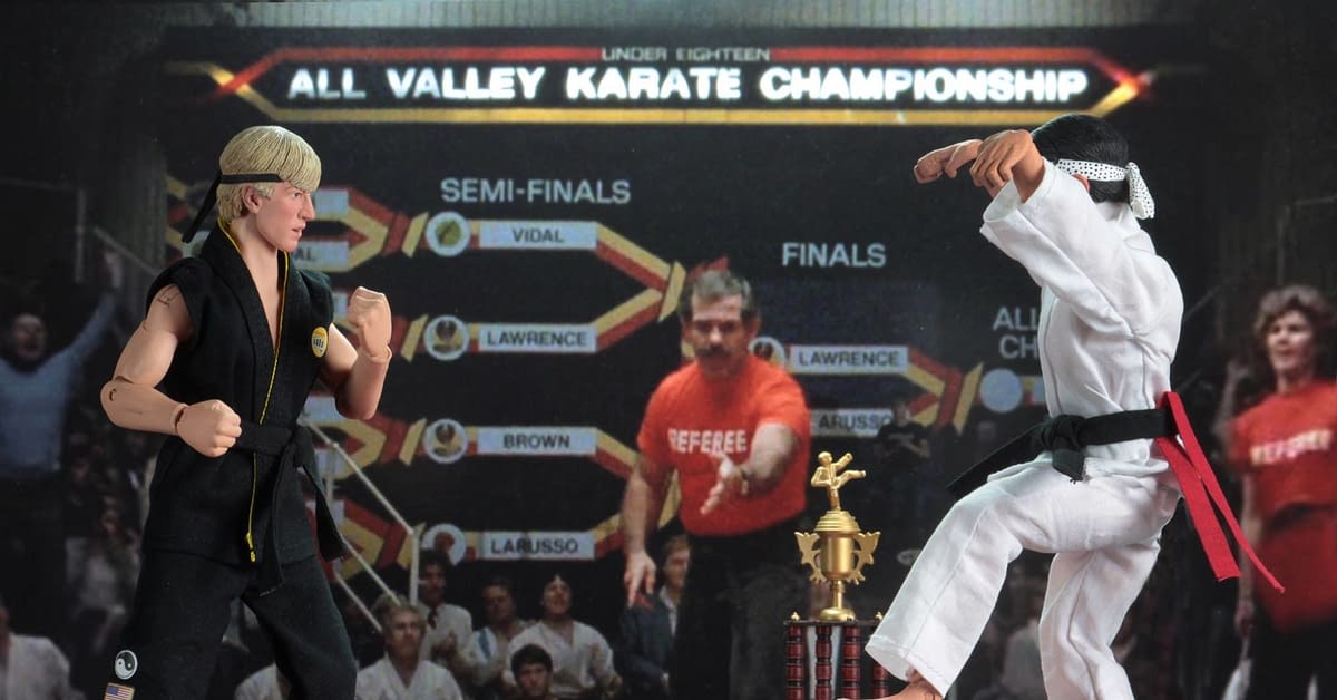 NECA Shows Off Their New Karate Kid Tournament Battle Set