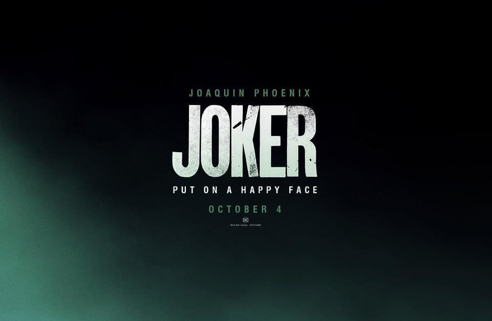 New Joker Poster Urges to Put On A Happy Face 