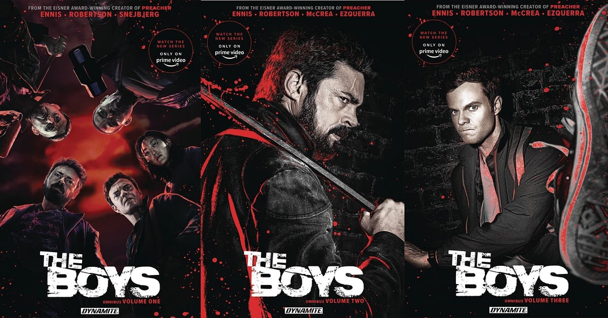 Dynamite Gives The Boys Omnibuses Photo Covers From the Amazon Prime TV ...