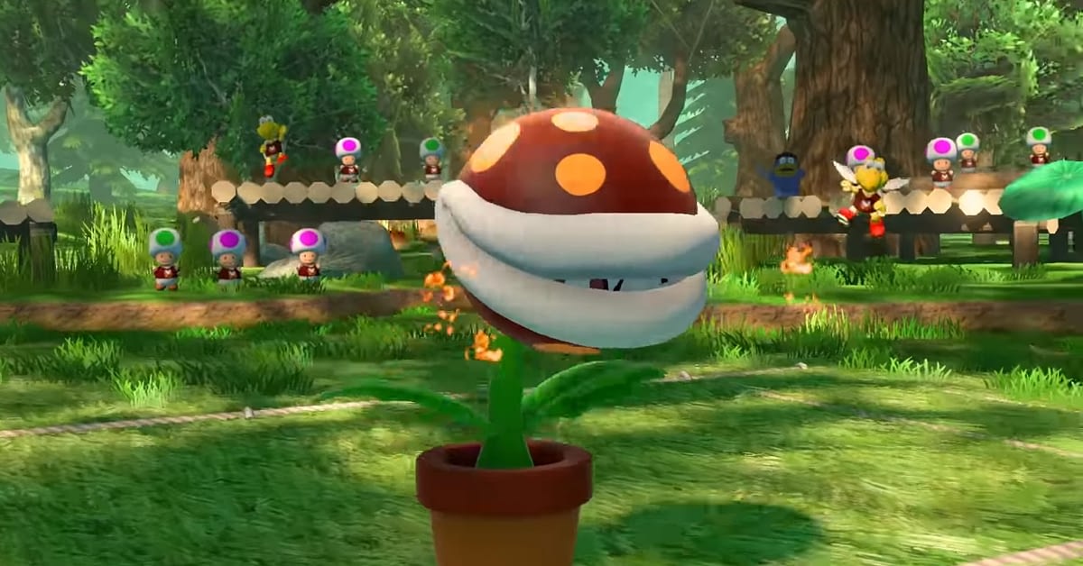 Fire Piranha Plant Will Soon Be Coming to Mario Tennis Aces