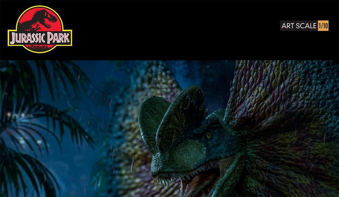 Jurassic Park Dilophosaurus has Escaped in New Iron ...