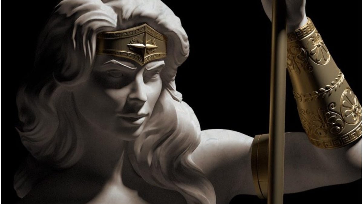 cryptozoic wonder woman statue