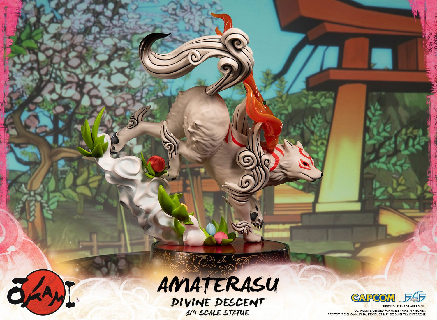 “Okami” Gets Divine with Her New First 4 Figures Statues