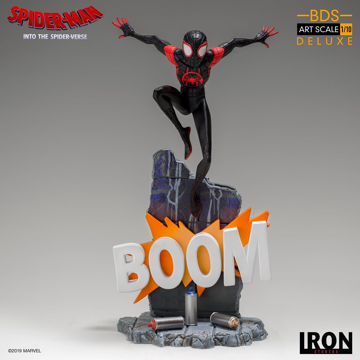 Miles Morales Leaps Into Action with New Iron Studios Statue