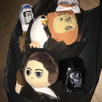 star wars plush bouquet