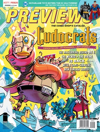 Kieron Gillen's The Ludocrats, With Garth Ennis' The Boys on Cover of Nezt Week's Diamond PRreviews