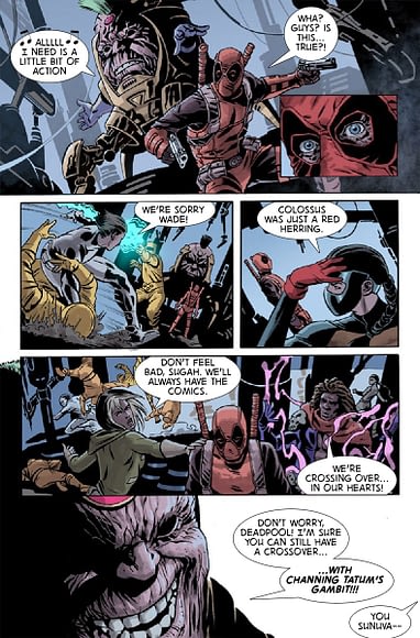 Improbable Previews Foxmarvel Rivalry Leads Deadpool To