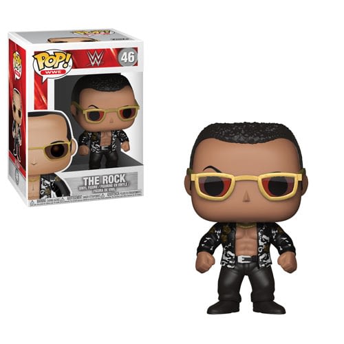 the rock gold funko
