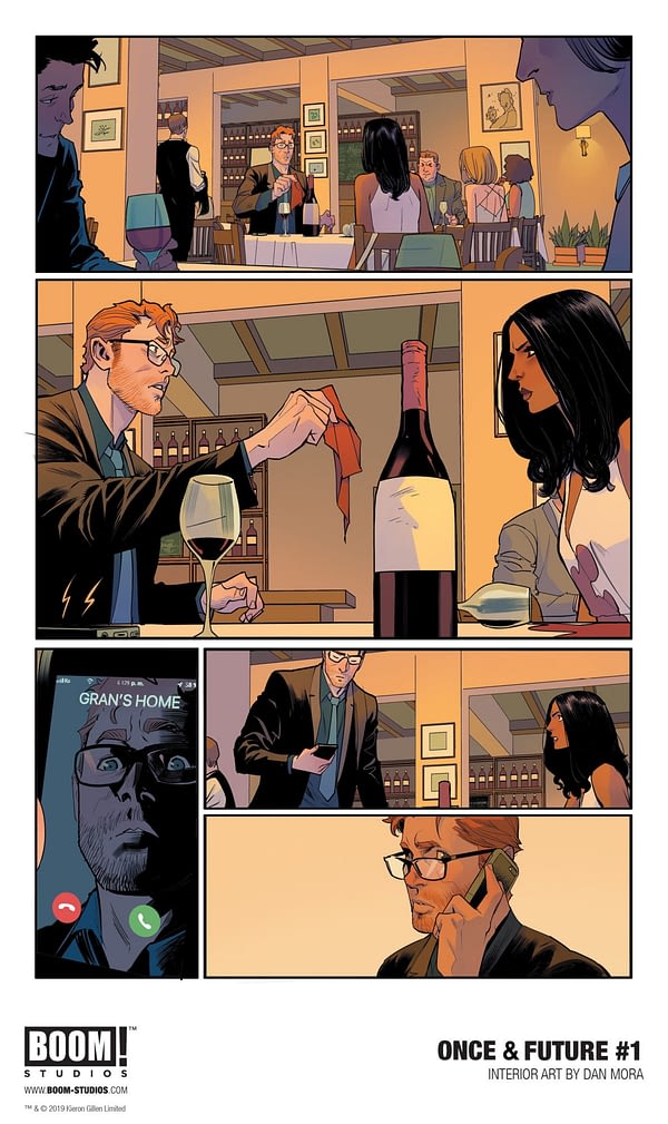 First Look at Kieron Gillen and Dan Mora's Once And Future, From Boom in August