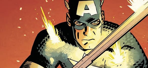Captain America #696 cover by Chris Samnee and Matthew Wilson