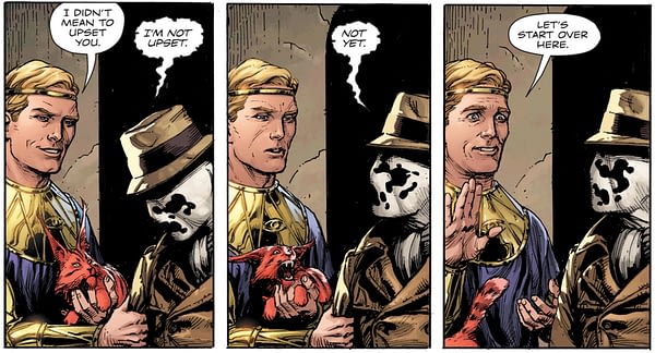 Doomsday Clock #1 art by Gary Frank and Brad Anderson