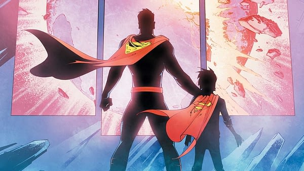Superman #40 cover by Viktor Bogdanovic and Mike Spicer