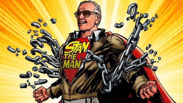 Stan Lee drawn by Neal Adams