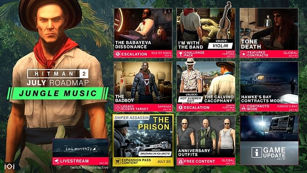 WBIE and IO Interactive Share The "Hitman 2" Roadmap For July 2019