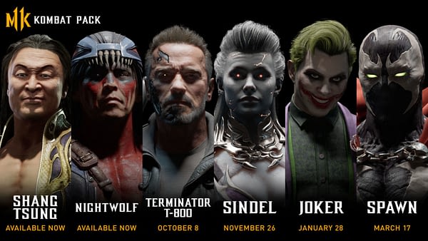"Mortal Kombat 11" Finally Reveals All Kombat Pack Characters