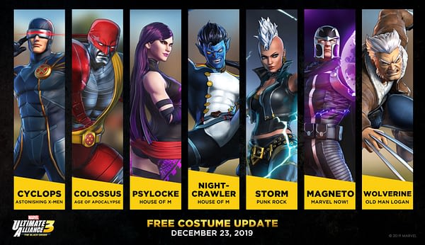 Marvel Ultimate Alliance 3 Reveals Several New X Men Skins