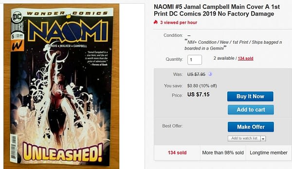 Can Anyone Find an Undamaged Naomi #5?