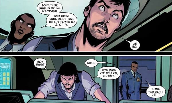 Tony Stark About to Kill Entire City of Buenos Aires in Domino Hotshots #3 (Preview)