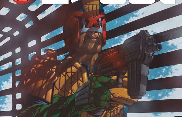 Cover to 2000 AD #2051 by David Millgate