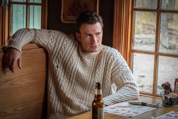 'Knives Out': Chris Evans Promo Sweaters Are a Real, Great ...