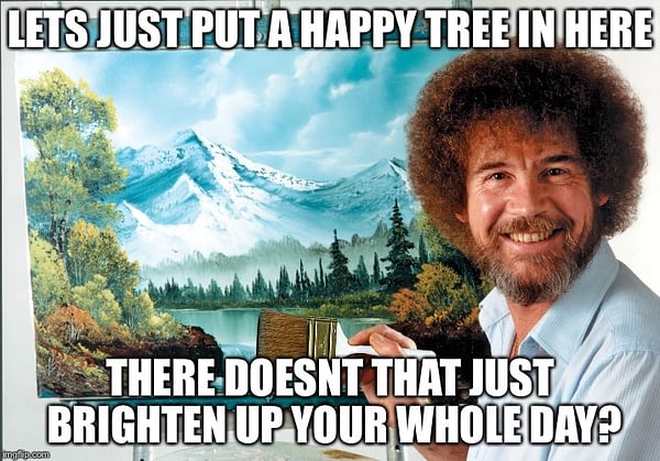Trees Have Never Looked So Menacing – Bob Ross Is Now A Character Skin ...