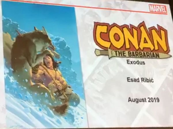 Esad Ribic Writes and Draws Conan