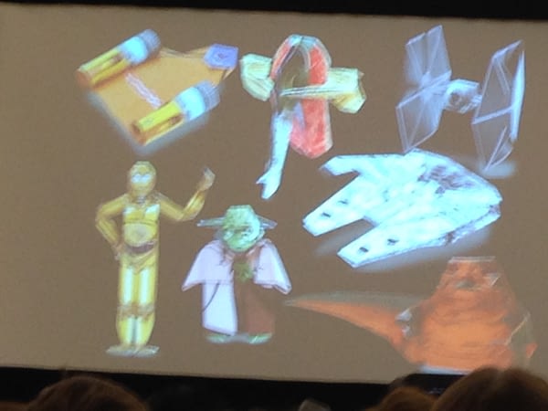 Learning How To Make Star Wars Origami At San Diego Comic Con