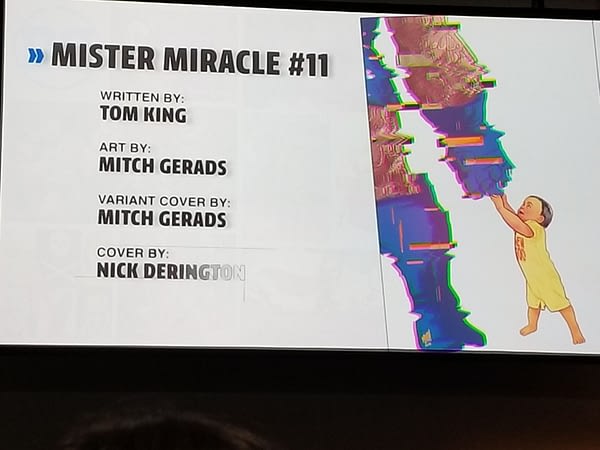 Mister Miracle #11 variant cover DC Comics 2018