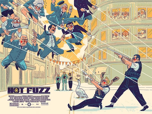 Hot Fuzz Mondo Poster