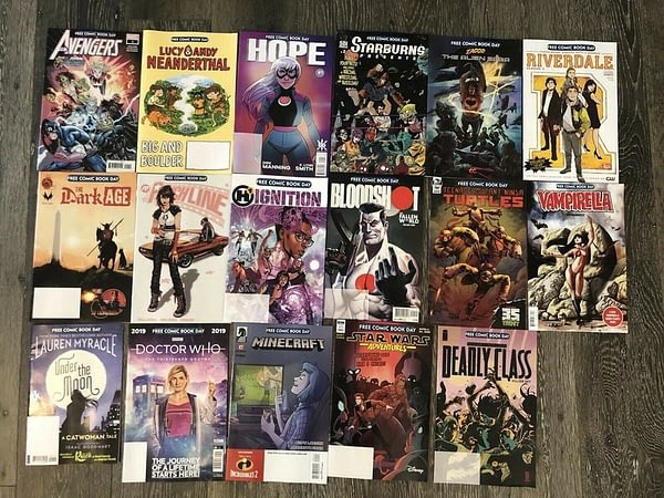 So How Much Are Free Comic Book Day 2019 Titles Selling For?