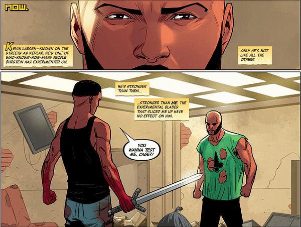 Art from Luke Cage #5 by Nelson Blake II