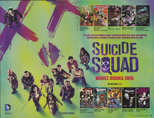 The Ads For Suicide Squad In Suicide Squad 1 FCBD