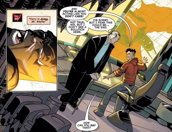 Bruce Wayne is Useless in Batman Beyond #32 (Preview)