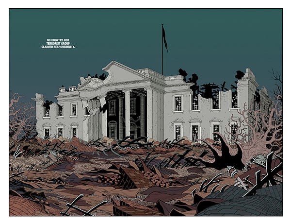 The New World #1 art by Tradd and Heather Moore