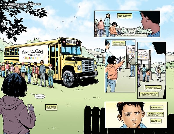Animosity #15 art by Rafael de la Torre, Rob Schwager, and Dee Cunniffe