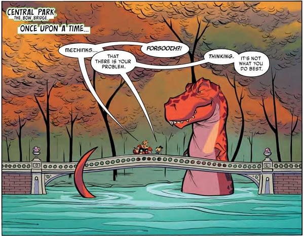 Moon Girl Puts Thor in His Place - Moon Girl and Devil Dinosaur #43 Preview