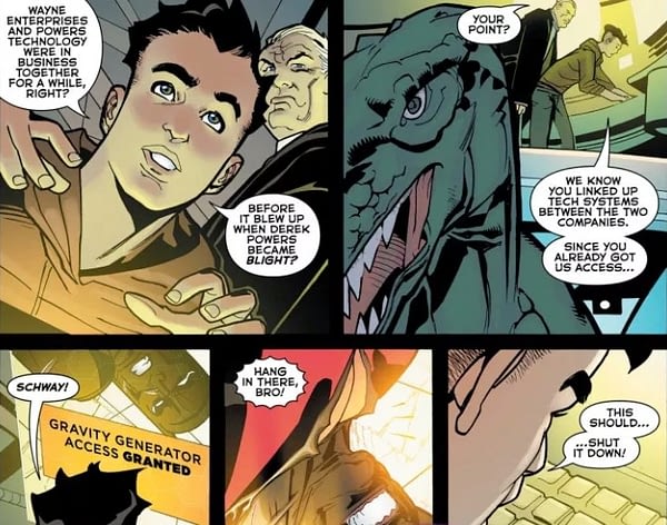 Bruce Wayne is Useless in Batman Beyond #32 (Preview)