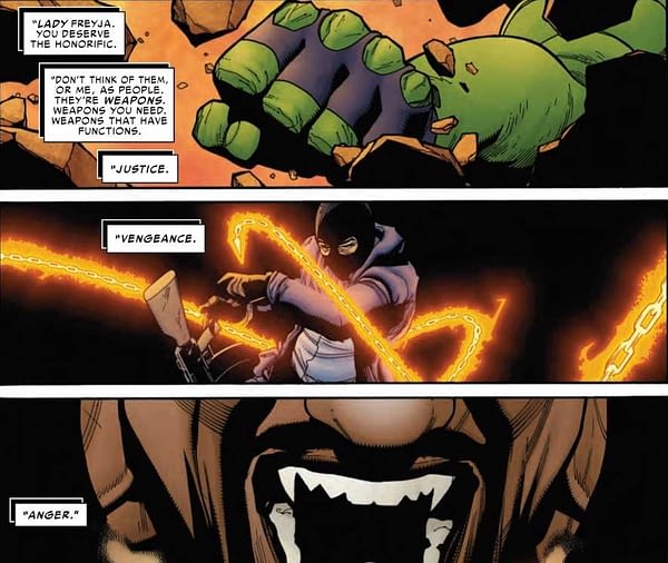 The Punisher Channels Yoda in War of the Realms Strikeforce Dark Elf Realm #1 (Preview)