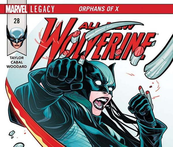 All-New Wolverine #28 cover by Elizabeth Torque and Nolan Woodard